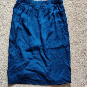 ✔️⚓️Ted Adams Silk Straight Cut Skirt